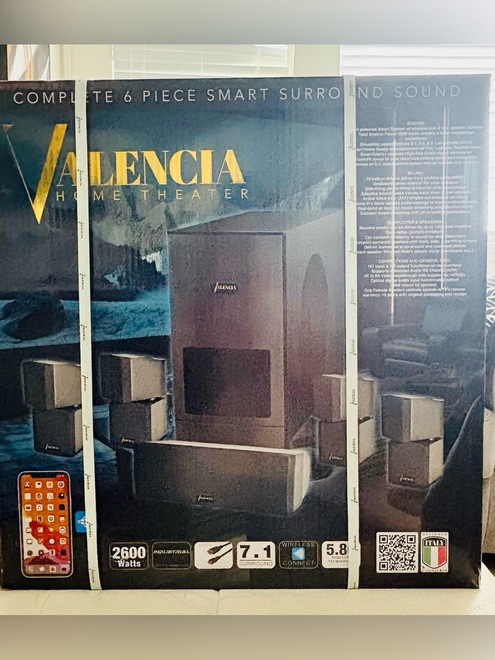 7.1 Home Theater Speaker System - Black